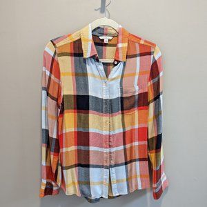 LL Bean Plaid Button Shirt